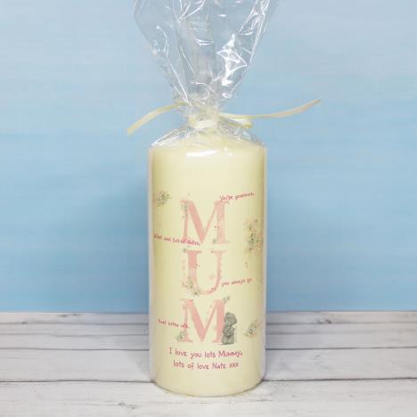 Personalised Me to You MUM Pillar Candle Extra Image 1